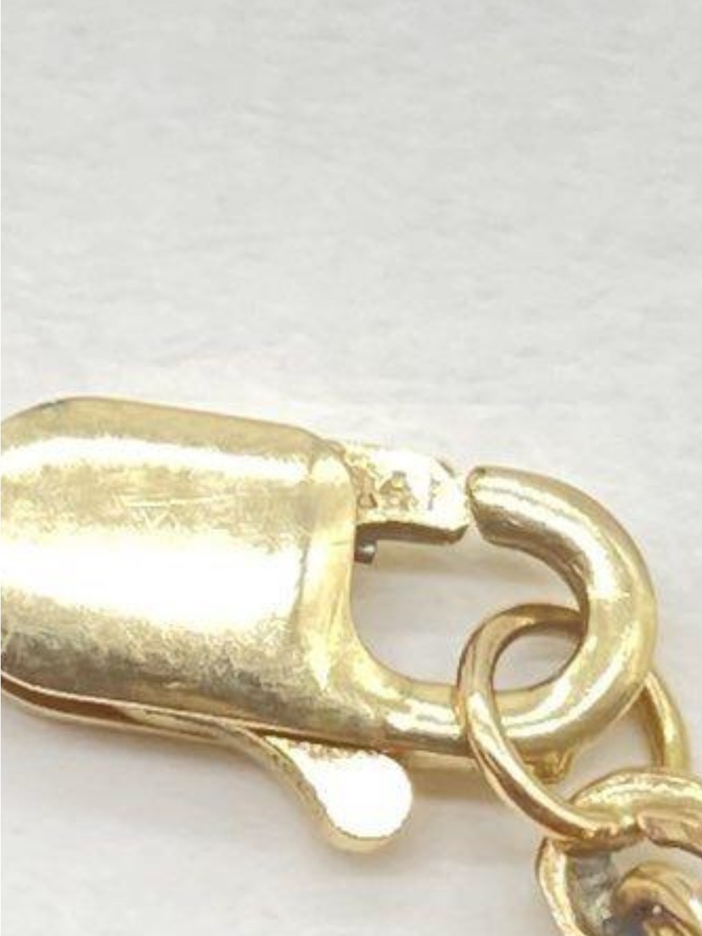 Elegant 14kt yellow gold rope bracelet chain 4.8g - Picture 2 of 8
